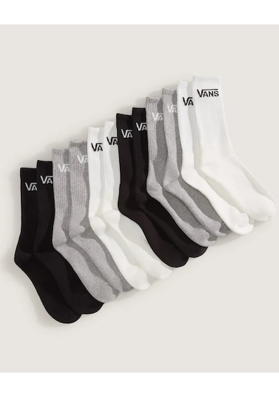 Vans Classic Crew Unısex Çorap Vn000qcbcnc1 Vn000qcbcnc1 Bgri Beyaz - Gri