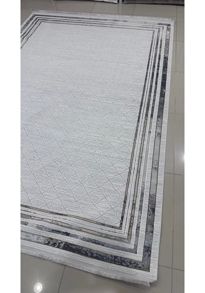 Safyün Halı Kadife Kf466 Gri 200 X 290 Renkli