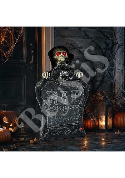 Halloween Cadılar Bayramı Mezar Taşı Hareket Sensörlü Işıklı Tüm Yaşlar