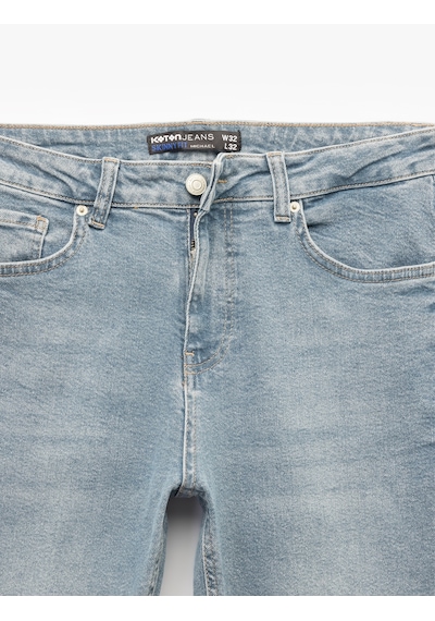 Koton Normal Bel Pamuklu Skinny Fit Jean Pantolon - Michael Jean İndigo Stone 6wam40098nd İndigo - Taş Koton Normal Bel Pamuklu Skinny Fit Jean Pantolon - Michael Jean İndigo Stone 6wam40098nd İndigo - Taş