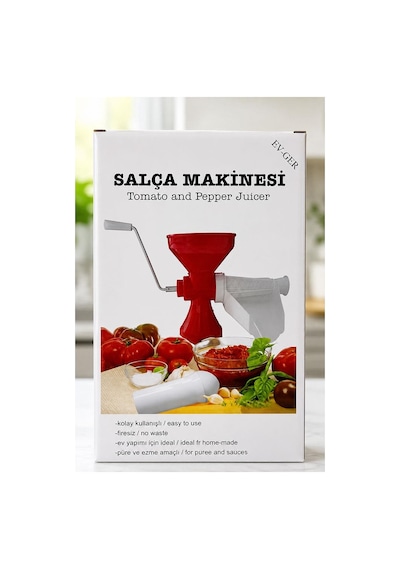 Salça Makinası Ev Tipi Pratik Evger