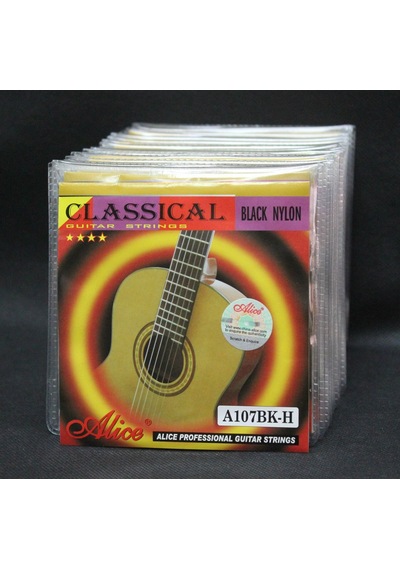 Alice A-107Bk-H Siyah Misinalı Klasik Gitar Tel Seti