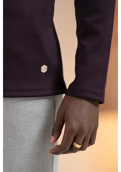 Paul Martin Modal Esnek Kumaş Regular Fit Mevsimlik Sweatshirt Mor