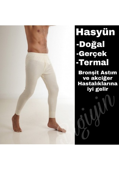 Hasyün İçlik Erkek Yün İçlik Termal İçlik Yün Takım
