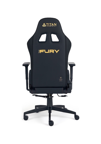 Titanseat Fury Leather Gold Oyuncu Koltuğu Siyah