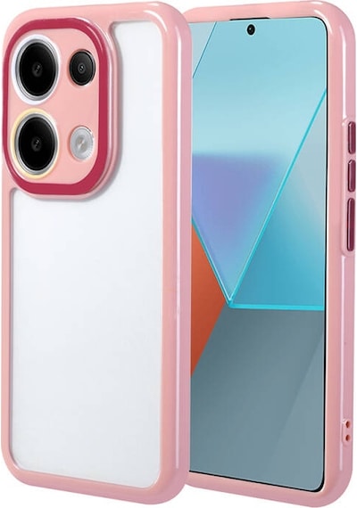 Xiaomi Redmi Note 13 Pro 4g / Poco M6 Pro 4g Kılıf Kamera Korumalı Renkli Kenar Ve Çerçeve Tasarımlı Vitamin Kapak