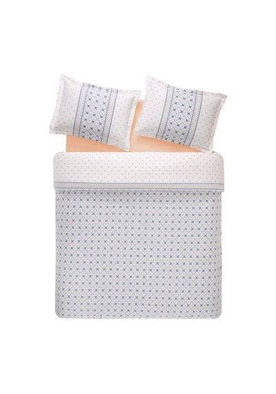 Tr Roan Çift Kişilik Ranforce Nevresim Takımı - Indigo 200 X 220 Diğer