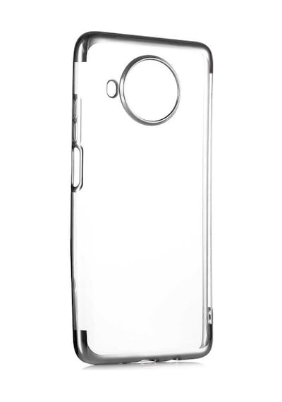 Xiaomi Redmi Note 9 Pro 5g / Xiaomi Mi 10t Lite 5g Kılıf Dört Köşeli Lazer Silikon Kılıf Gri