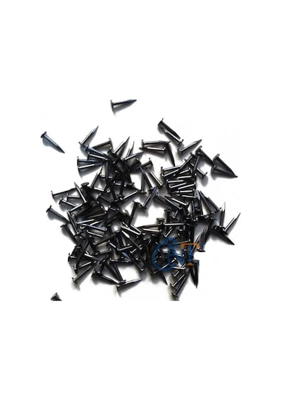 Klips, Menteşe, Ayağı Çivisi 7mm Çelik - Siyah 10gr Çok Renkli
