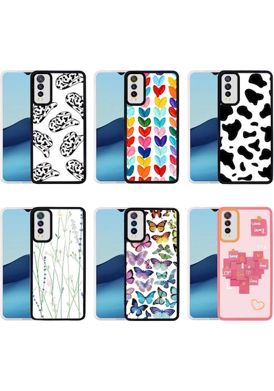 Khayra Vivo Y20s Kılıf M-fit Desenli Kapak - Butterfly No3 Butterfly No3