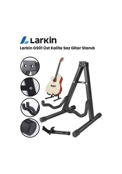 Larkin Gs01 Üst Kalite Enstrüman Gitar Standı Ayaklığı Sehpası