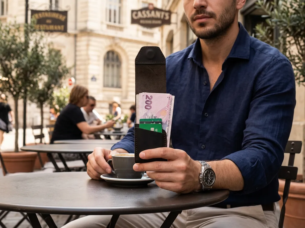 Natayleather %100 Hakiki Deri Compact Erkek Cüzdan Acı Kahve Renk - Viral Tasarım 7x10 Cm Mini Minimalist Dikey Cüzdan Acı Kahverengi