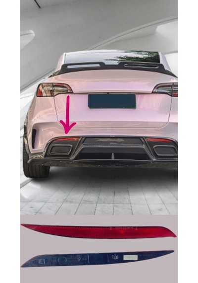 Tesla Model Y 2020-2023 İçin Arka Tampon Reflektörü Sağ