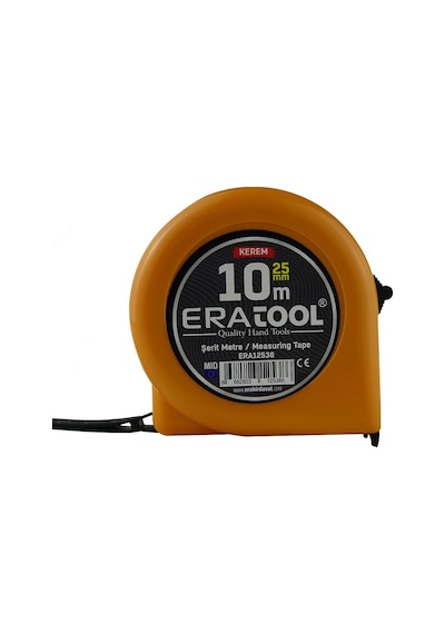 ŞERİT METRE 10X25MM - ERA BEYAZ