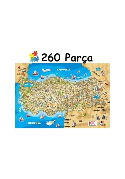 Türkiye Kültür Haritası Puzzle