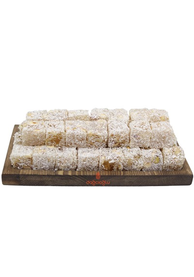 Dağcıoğlu Hindistan Cevizli Fındıklı Kare Lokum 500 G