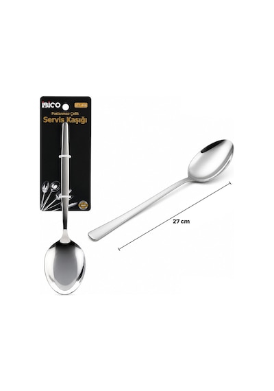 River World Metal Servis Kaşığı Krom Renk 27 Cm Renkli