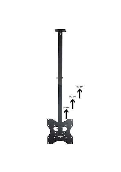 Powermaster Tavan Tipi Tv Askı Aparatı 32 İnç Üzeri Lcd Led Plazma Dönebilen Eğimli Ayarlanabilir 70-110cm 70kg Vesa 200x200 300x300 400x400 600x400 Televizyon Tavan Montaj Aparatı Askısı Siyah Powermaster Tavan Tipi Tv Askı Aparatı 32 İnç Üzeri Lcd Led Plazma Dönebilen Eğimli Ayarlanabilir 70-110cm 70kg Vesa 200x200 300x300 400x400 600x400 Televizyon Tavan Montaj Aparatı Askısı Siyah