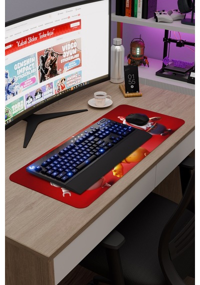 Fall Guys Kaymaz Dikişli Kauçuk Oyuncu Mousepad V5 - 70x30 Xl Gaming Mouse Pad Fare Altlığı
