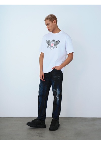 LOFT Loose Fit Erkek Tshirt K.kol Lf2036827 Q1.v1 Beyaz