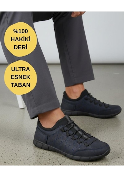 Ispartalılar 970 Ortopedik Taban Günlük Hakiki Deri Erkek Ayakkabı Esnek Hazır Taban Casual Ayakkabı Lacivert Ispartalılar 970 Ortopedik Taban Günlük Hakiki Deri Erkek Ayakkabı Esnek Hazır Taban Casual Ayakkabı Lacivert