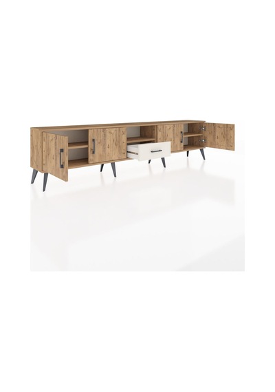 Arges Tv Ünitesi 3 Raflı Tek Çekmeceli 4 Kapaklı 220x30x51 Çam-çam/aytaşı Atlas Çam/aytası - Atlas Çam Arges Tv Ünitesi 3 Raflı Tek Çekmeceli 4 Kapaklı 220x30x51 Çam-çam/aytaşı Atlas Çam/aytası - Atlas Çam