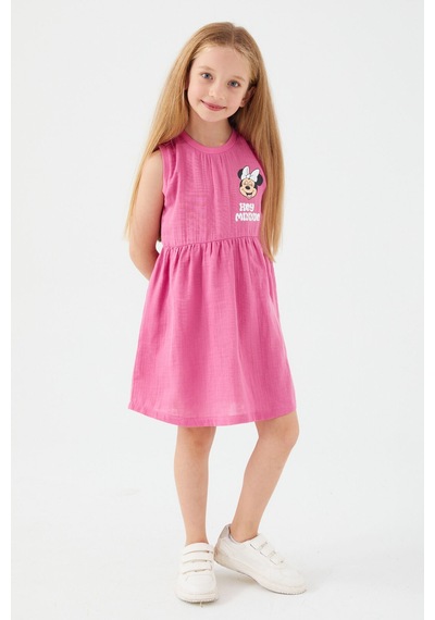 Minnie Mouse Hey Minnie Pembe Kız Çocuk Gecelik Orkide