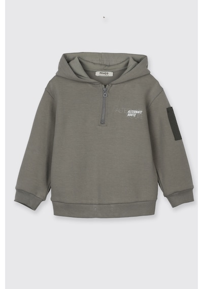Panço Erkek Bebek Kapüşonlu Antrasit Sweatshirt Gri 2521BB08016