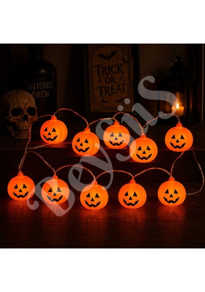 Beysüs Cadılar Bayramı Halloween 10lu Balkabağı Led Işık