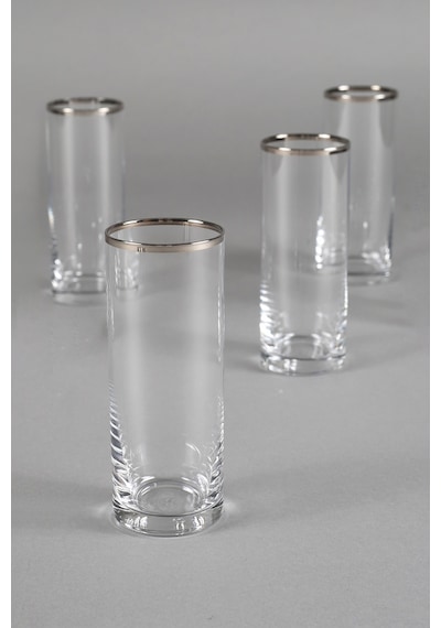 Rakle Avantgarde Platin 4'lü Rakı Bardağı Seti 195 Cc
