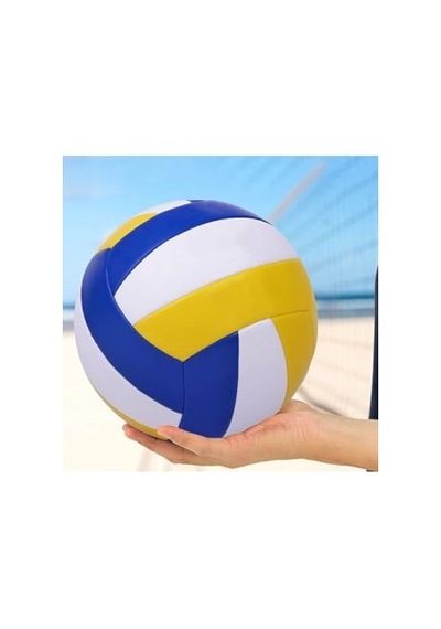 Öğretici Voleybol Topu - Sarı Beyaz Soft Touch, Tek Ebat, Tycae0d4974dbb3a80, Karışık Açık Gri