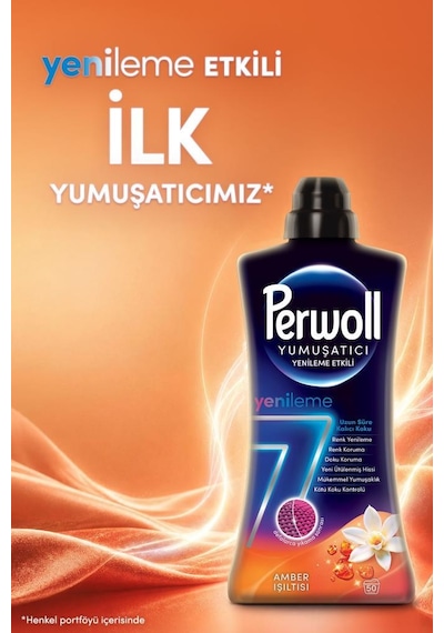 Perwoll Yumuşatıcı Amber Işıltısı 1,2l 9000101866537-6698 Tekli