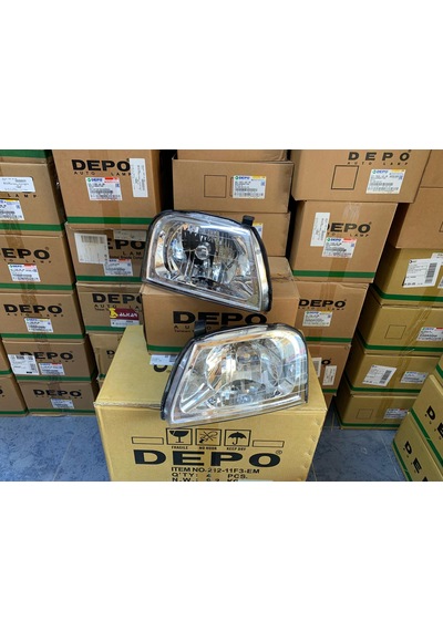 Mitsubishi L200 1999-2005 Arası Depo Sağ Ve Sol Far Takım Mr439533 / Mr439534