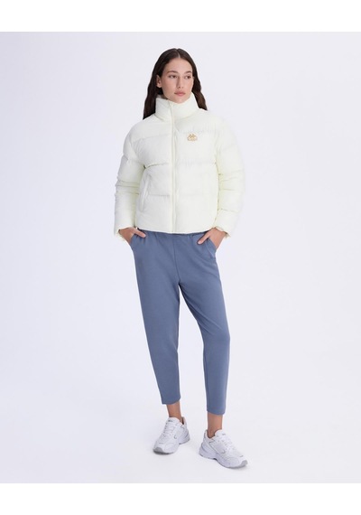 Kappa Authentic Arya Kadın Beyaz Regular Şişme Mont