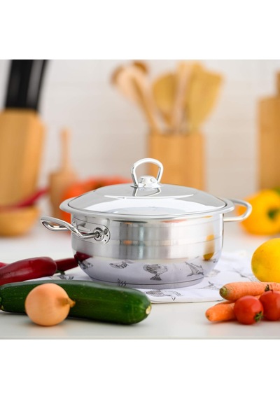 Tr Görgle Vivaldi Royal Serie, Kapaklı Güveç İndüksiyon Tenceresi, Çap: 20 Cm, Hacim: 3,2 L Diğer