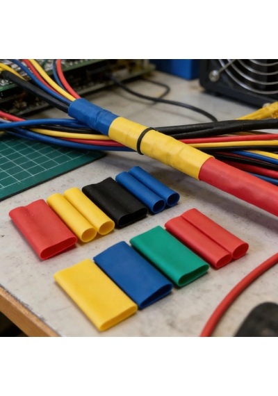 164 Parça Isı İle Daralan Makaron Seti Elektrik Kablo İzolasyon &amp Koruma Kılıfı, Renkli Shrink Tube Set 5580 Diğer