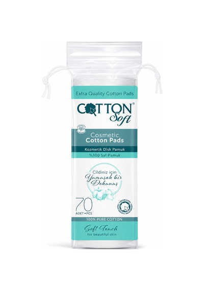 Cotton Soft 70'li Disk Makyaj Temizleme Pamuğu