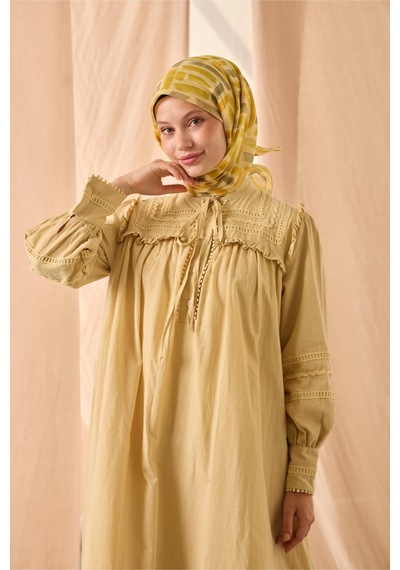 Silk Home Soft Eşarp 73096-27 Butter Yellow, Asit, Fıstık Yeşili, Koyu Yeşil