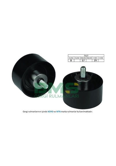 BMS 86 Eksantrik Gergi Rulmanı Brava-Bravo-Marea-Punto-Stilo 1.4 12V-1.8 16V-1.9Tds 92