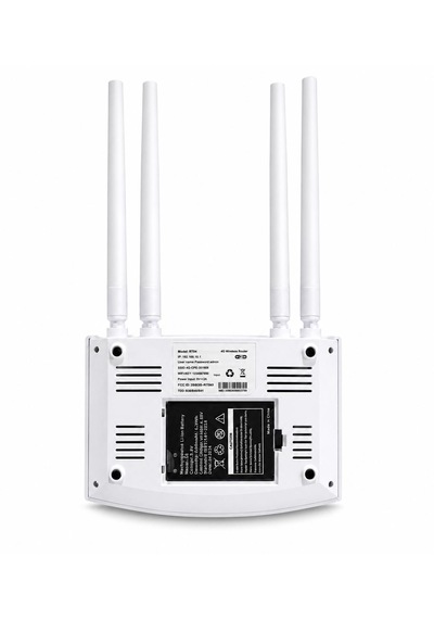 4g/5g Wifi Router 300 Mbps Sim Kartlı 4.000mah Dahili Batarya 4 Antenli Modem Taşınabilir Şarjlı Ev-ofis İnternet Cihazı Birden Fazla Cihaz Desteği Type-c Şarjlı
