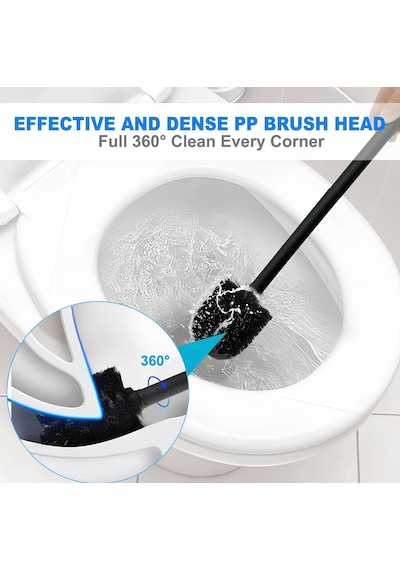 Paslanmaz Metal Wc Klozet Tuvalet Fırçası 33x8x7 1 Adet