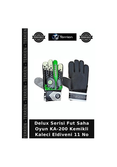 Delux Serisi Fut Saha Oyun Ka-200 Kemikli Kaleci Eldiveni 11 No Çok Renkli