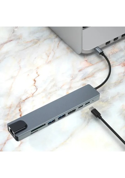 Beemen Çoklayıcı Type-C 4K HDMI SD USB 3.0 Hub