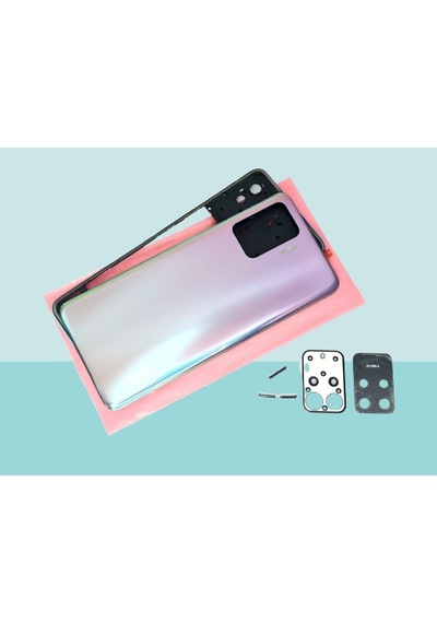 Oppo Reno 5 Lite Uyumlu Full Kasa Arka Kapak Batarya Kapağı - Mavi Çok Renkli