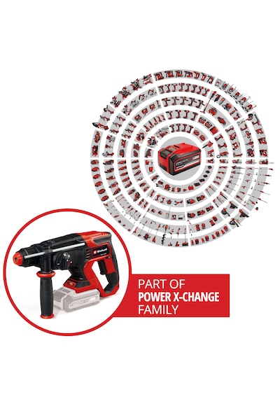 Einhell Akülü Kırıcı Delici TE-HD 18/22 Li +4 - Solo Pxc 18V 2J Sds-plus Pnömatik Darbe Taşıma Çantası ve Aksesuar Dahil Akü Ve Şarj Hariç - 4514264
