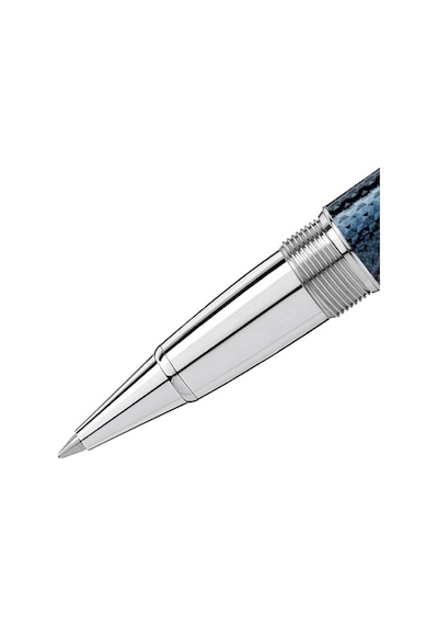 Montblanc Meisterstück Solitaire Mavi Saat Legrand Rollerball Kal Mavi