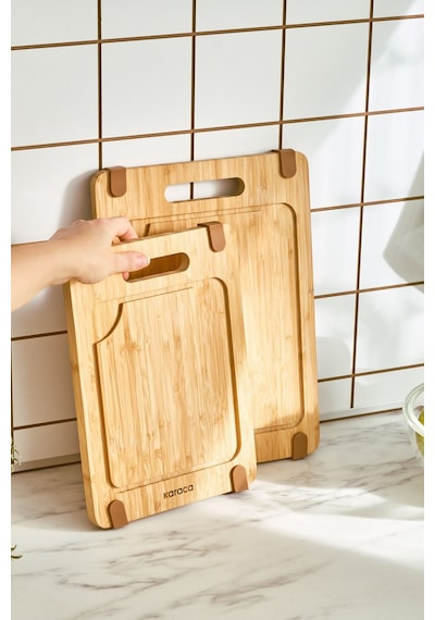Karaca  Roy Bamboo 2'li Pro Kesme Tahtası