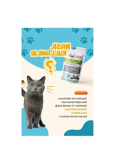 Koku Giderici Kedi Kumu, Aktif Karbon Katkılı 300 Gr