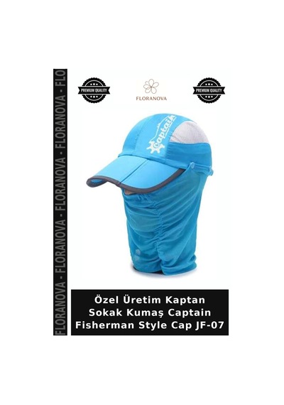 Floranova Özel Üretim Kaptan Sokak Kumaş Captain Fisherman Style Cap Jf-07 Çok Renkli