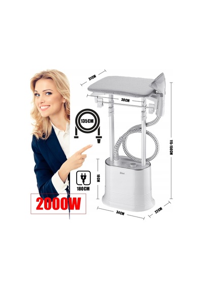 Zilan ZLN2792 2000 W 1.7 L Ayaklı Kumaş Ve Giysi Buhar Makinesi
